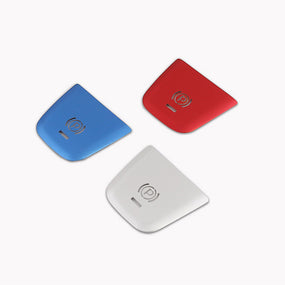 Red Aluminum Parking Brake P Button Switch Trim Cover for Porsche 2016-19 Macan