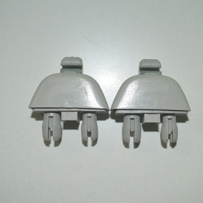 2Pcs Gray 4F0857561 Sun Visor Clip Hook Mount for Audi A6 C6 2004-2011