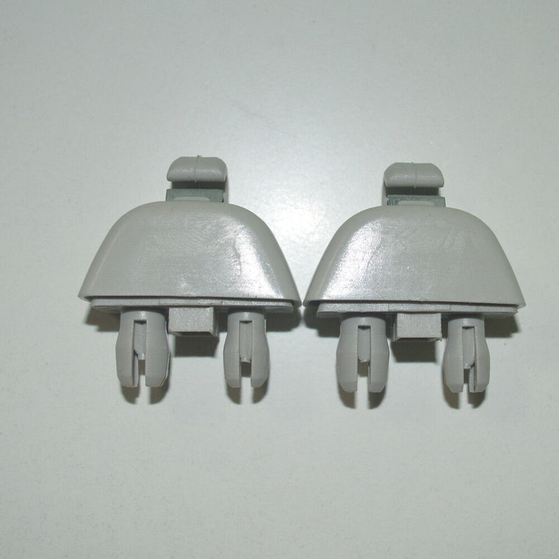 2Pcs Gray 4F0857561 Sun Visor Clip Hook Mount for Audi A6 C6 2004-2011