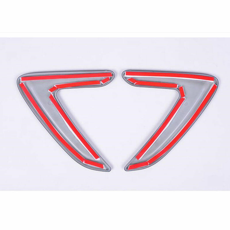 2 Pcs Chrome Side Marker Fender Air wing Vent Trim For BMW 3' 2013-2016