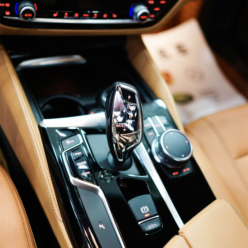 Rock Crystal Gear Shift Knob Cover Decor for BMW G30 525i 530i 540i 2018-