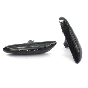 For BMW E82 E88 E60 E61 E90 E91 E92E93 Black LED Side Marker Lights Turn Signals