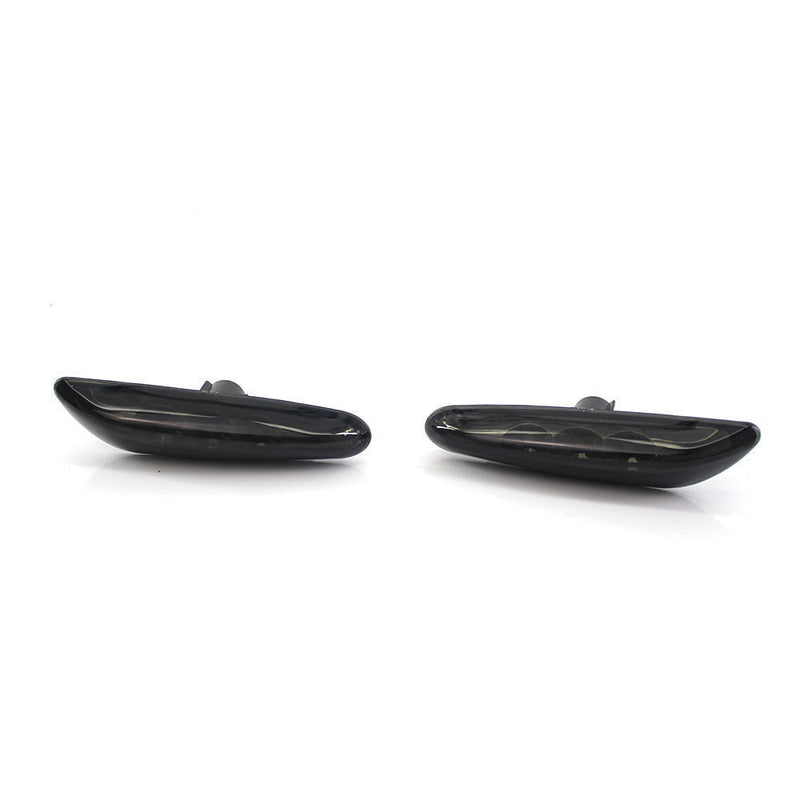 For BMW E82 E88 E60 E61 E90 E91 E92E93 Black LED Side Marker Lights Turn Signals