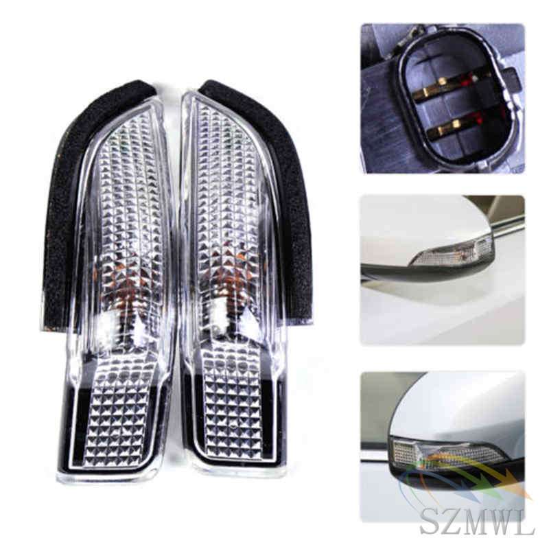 2Pcs Side Rear Mirror Indicator Turn Signal Light 81730-02140 For Toyota Camry