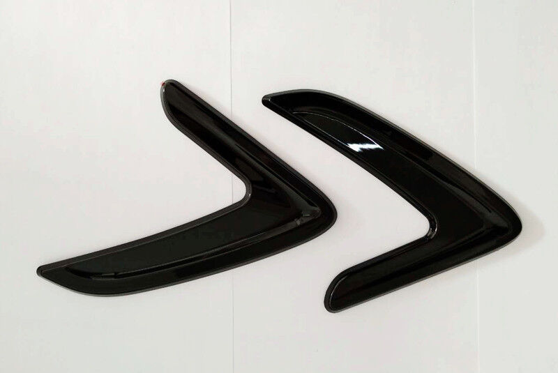 2X Chrome Side Marker Fender Air Wing Vent Trim Cover For BMW 3 Series 2013-2016